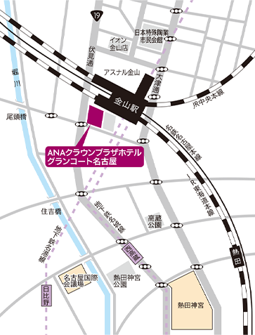 金山駅周辺マップ